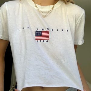 Brandy cropped t shirt